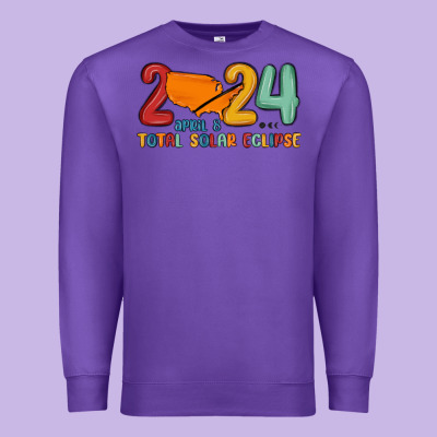 Total Solar Eclipse Premium Sweatshirt Designed By Maliassmallbusiness