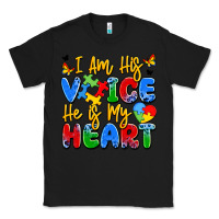 Black i am his voice he is my heart Classic Tee - JahusDesignShop