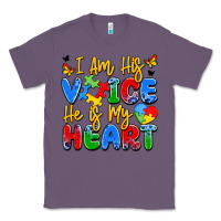 Lavender i am his voice he is my heart Classic Tee - JahusDesignShop