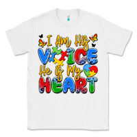 White i am his voice he is my heart Classic Tee - JahusDesignShop