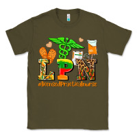 Army Green lpn juneteenth licensed practical nurse Classic Tee - AdoDesignShop