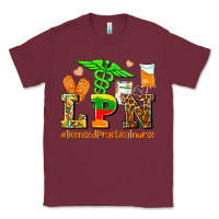 Burgundy lpn juneteenth licensed practical nurse Classic Tee - AdoDesignShop