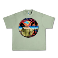 Oil Green coconut drink colorful leopard Urban Heavy Tee - BarkalooDesign