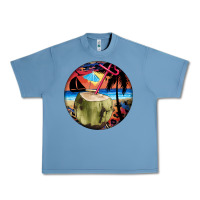 Pebble Blue coconut drink colorful leopard Urban Heavy Tee - BarkalooDesign