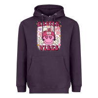 Plum Easter vibes Heavyweight Hoodie - MaliasSmallBusiness