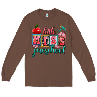 Chestnut little miss preschool Long Sleeve Tee - AdoDesignShop