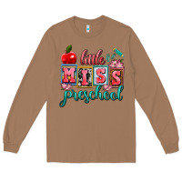 Toasted Coconut little miss preschool Long Sleeve Tee - AdoDesignShop