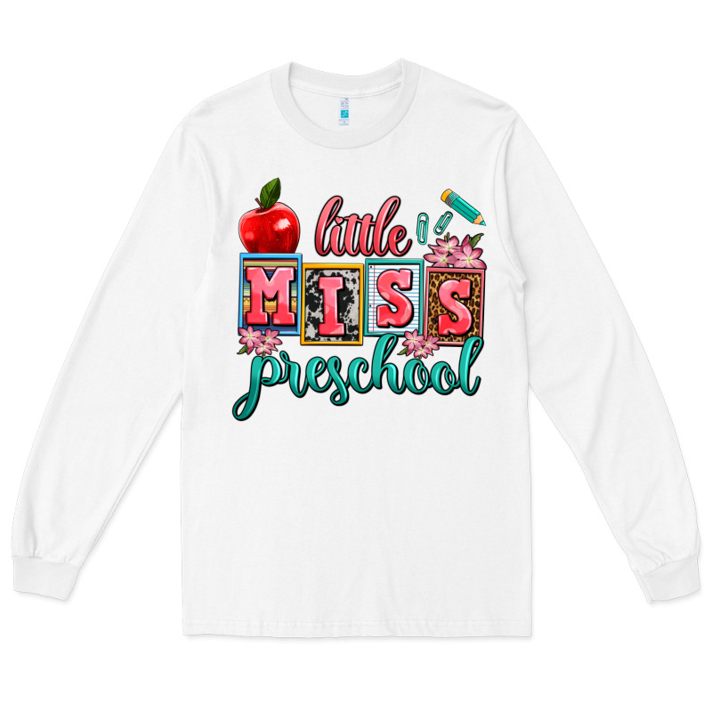 Little Miss Preschool Long Sleeve Tee by AdoDesignShop | Teevron