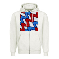 Oatmeal Heather Glitter 4th Of July Seamless Pattern Zipper Hoodie - BundleAndBundleShop