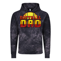 Cloud Black softball dad Vintage Hoodie - Zillion Design Studio