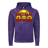 Cloud Purple softball dad Vintage Hoodie - Zillion Design Studio