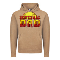 Vintage Coffee softball dad Vintage Hoodie - Zillion Design Studio