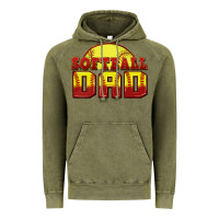Vintage Olive softball dad Vintage Hoodie - Zillion Design Studio