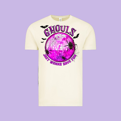 Ghouls Just Wanna Have Fun Vintage Tee Designed By Texasbilliewilder