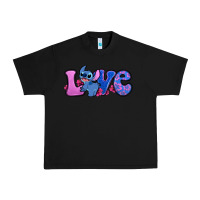 Black love stitch Urban Heavy Tee - Zillion Design Studio