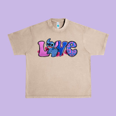 Love Stitch Urban Heavy Tee Designed By Zillion Design Studio