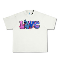 Pistachio love stitch Urban Heavy Tee - Zillion Design Studio