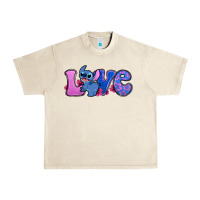Sandshell love stitch Urban Heavy Tee - Zillion Design Studio