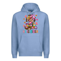 Colony Blue He Is Risen Easter Premium Hoodie - BundleAndBundleShop