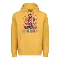 Mustard He Is Risen Easter Premium Hoodie - BundleAndBundleShop