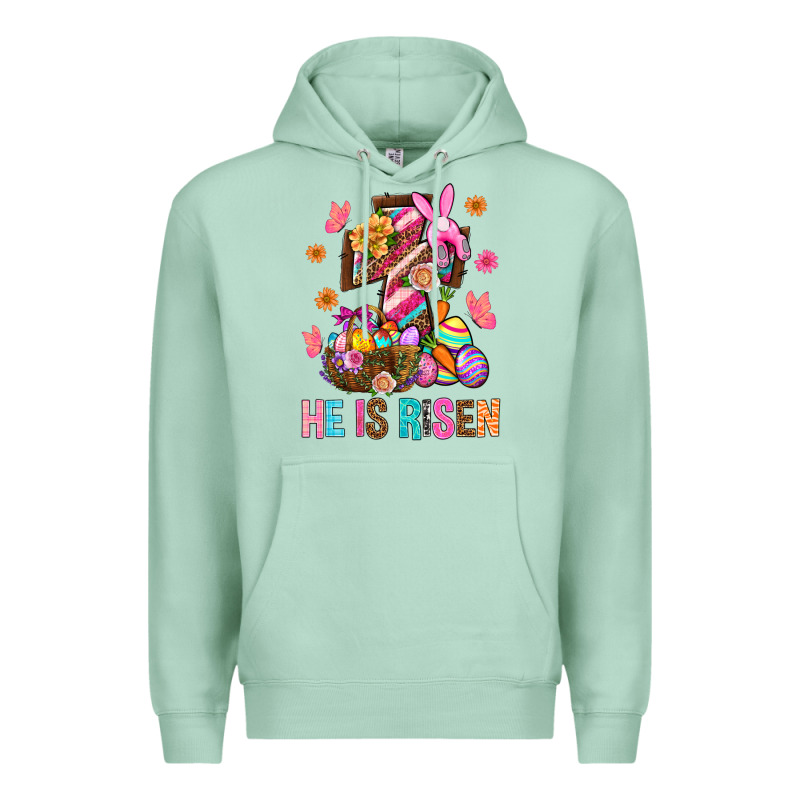 He Is Risen Easter Premium Hoodie by BundleAndBundleShop | Teevron