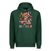 Sports Green He Is Risen Easter Premium Hoodie - BundleAndBundleShop