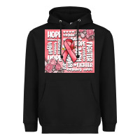 Black cancer words Heavyweight Hoodie - MaliasSmallBusiness
