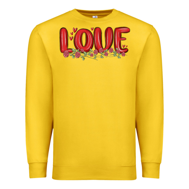 Love Valentine S Day Premium Sweatshirt by MaliasSmallBusiness | Teevron