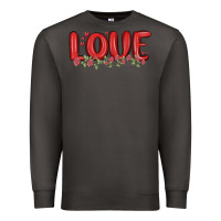 Smoke love valentine s day Premium Sweatshirt - MaliasSmallBusiness