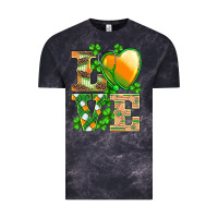 Cloud Black st.patricks nurse love heart stethoscope Vintage Tee - BarkalooDesign