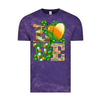 Cloud Purple st.patricks nurse love heart stethoscope Vintage Tee - BarkalooDesign