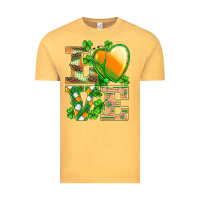 Vintage Mustard st.patricks nurse love heart stethoscope Vintage Tee - BarkalooDesign