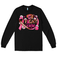 Black breast cancer go fight cure football Long Sleeve Tee - JahusDesignShop