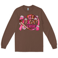 Chestnut breast cancer go fight cure football Long Sleeve Tee - JahusDesignShop