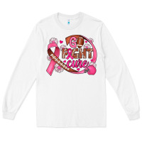 White breast cancer go fight cure football Long Sleeve Tee - JahusDesignShop