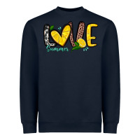 Navy love summer lemon Heavyweight Sweatshirt - Zillion Design Studio