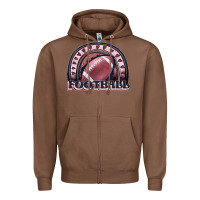 Chestnut football rainbow Zipper Hoodie - JahusDesignShop