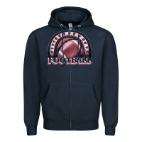 Navy football rainbow Zipper Hoodie - JahusDesignShop