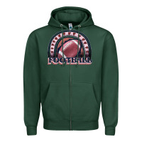 Sports Green football rainbow Zipper Hoodie - JahusDesignShop