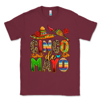 Burgundy cinco de mayo Classic Tee - AdoDesignShop