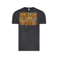 Vintage Black leopard background Vintage Tee - Zillion Design Studio
