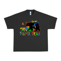 Pigment Black mama bear autism Urban Heavy Tee - Zillion Design Studio