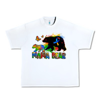 White mama bear autism Urban Heavy Tee - Zillion Design Studio