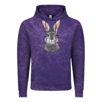 Cloud Purple Bunny Face Vintage Hoodie - RanaPortraitStore