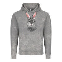 Cloud Rock Bunny Face Vintage Hoodie - RanaPortraitStore