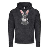 Vintage Arctic Bunny Face Vintage Hoodie - RanaPortraitStore