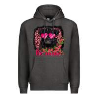 Charcoal Heather be mine belted galloway Premium Hoodie - AdoDesignShop