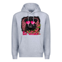 Heather Grey be mine belted galloway Premium Hoodie - AdoDesignShop