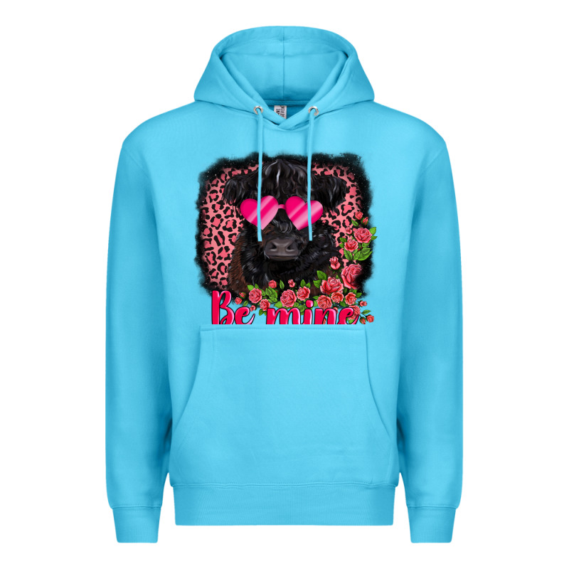 Be Mine Belted Galloway Premium Hoodie by AdoDesignShop | Teevron
