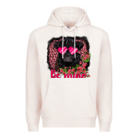 Pale Pink be mine belted galloway Premium Hoodie - AdoDesignShop